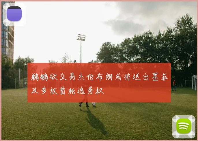 鹈鹕欲交易杰伦布朗或将送出墨菲及多枚首轮选秀权